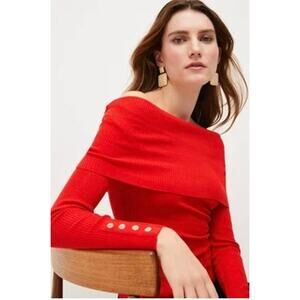 Karen Millen Ribbed Off the Shoulder Top